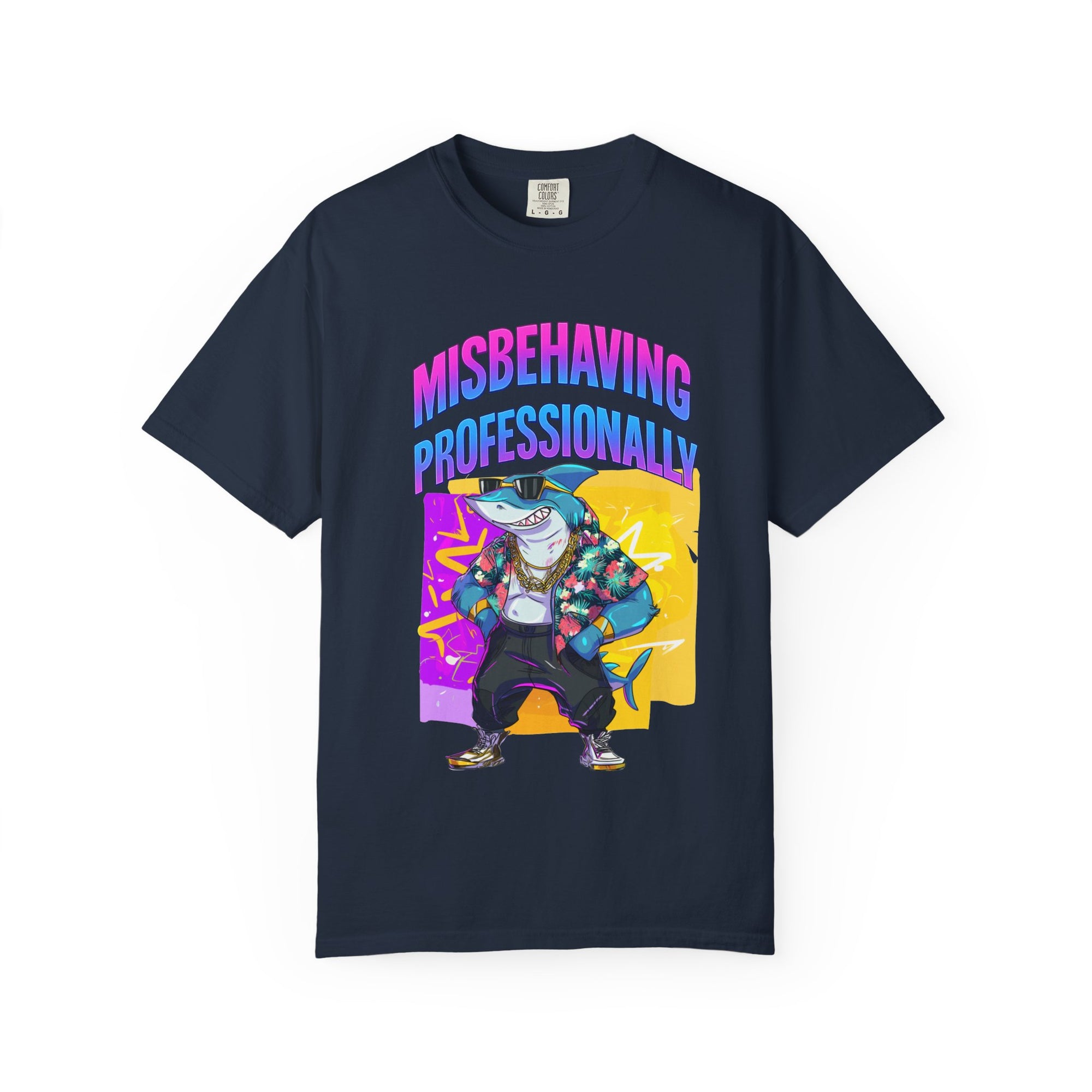 "Misbehaving professionally" - Epic Shark Graphic - Unisex T-shirt
