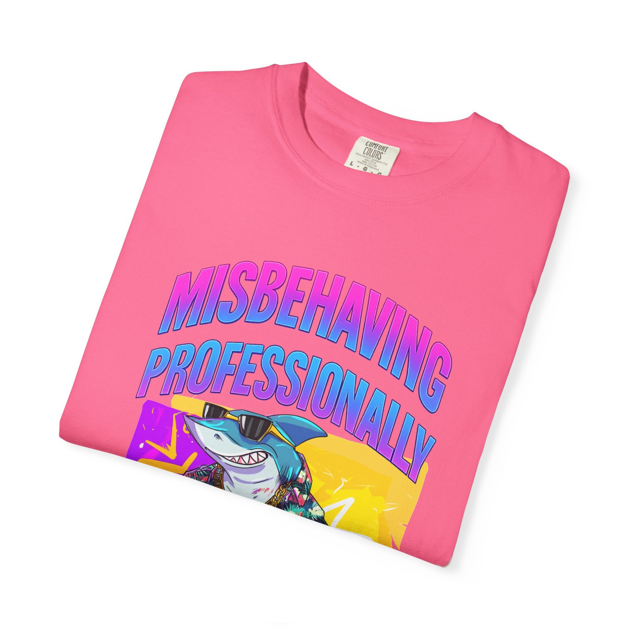 "Misbehaving professionally" - Epic Shark Graphic - Unisex T-shirt