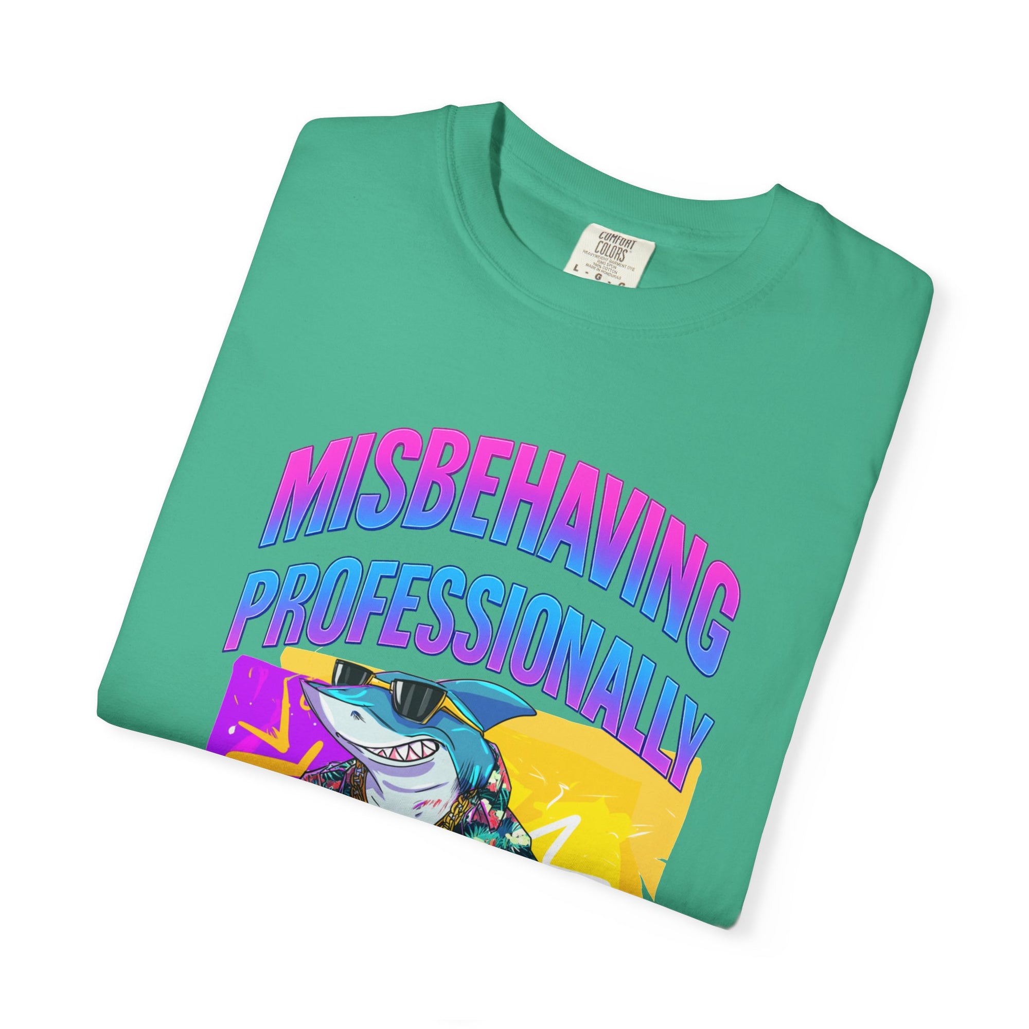 "Misbehaving professionally" - Epic Shark Graphic - Unisex T-shirt