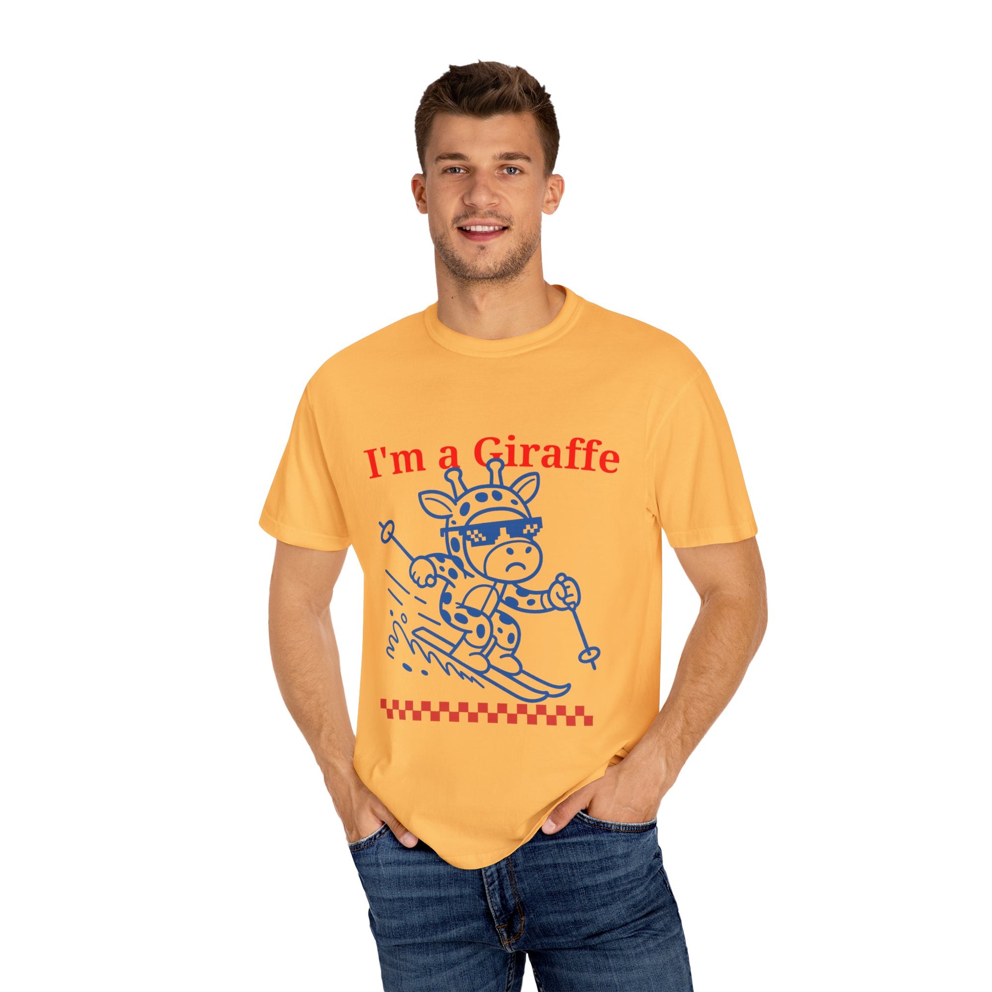 "im a giraffe" - minimal graphic - T-shirt