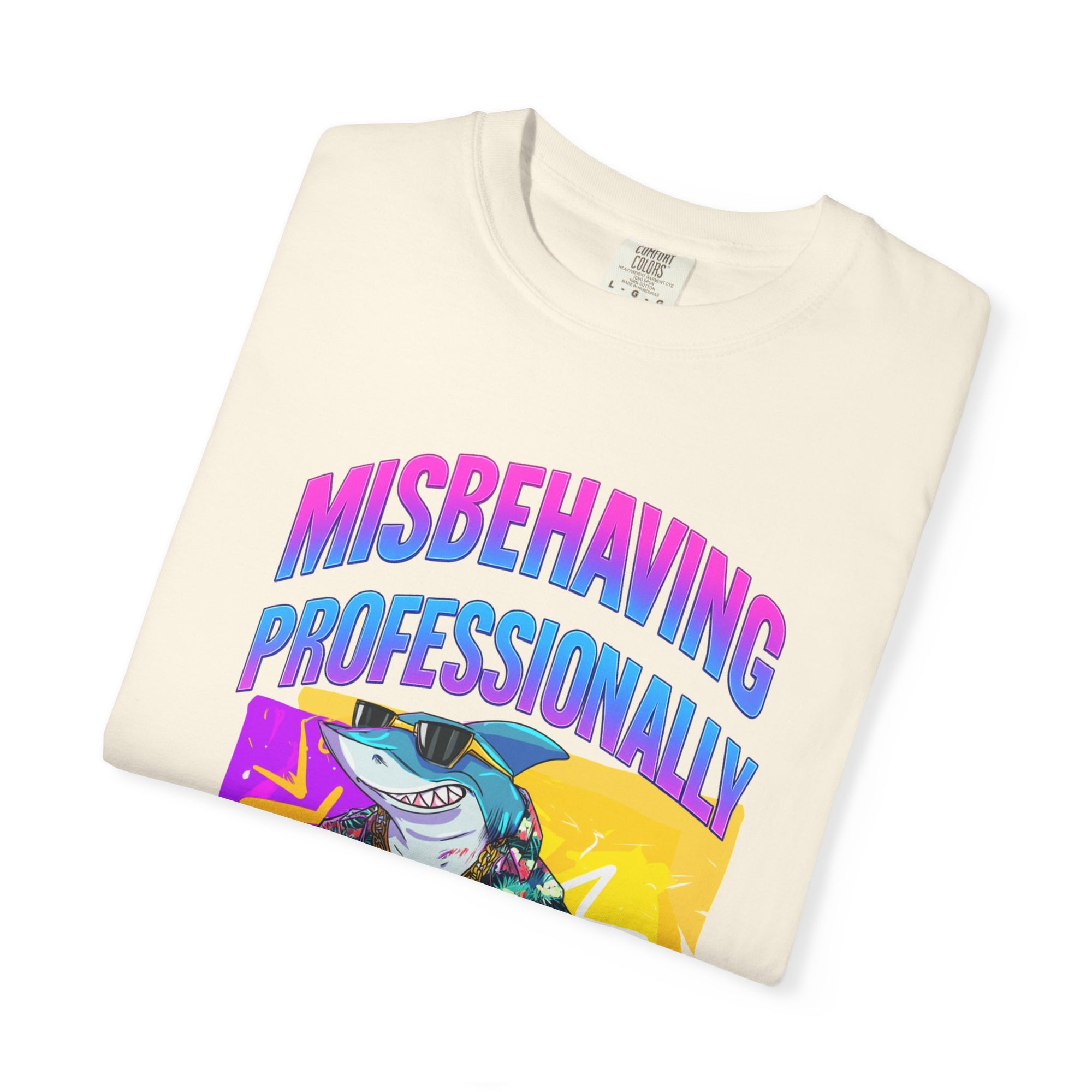 "Misbehaving professionally" - Epic Shark Graphic - Unisex T-shirt