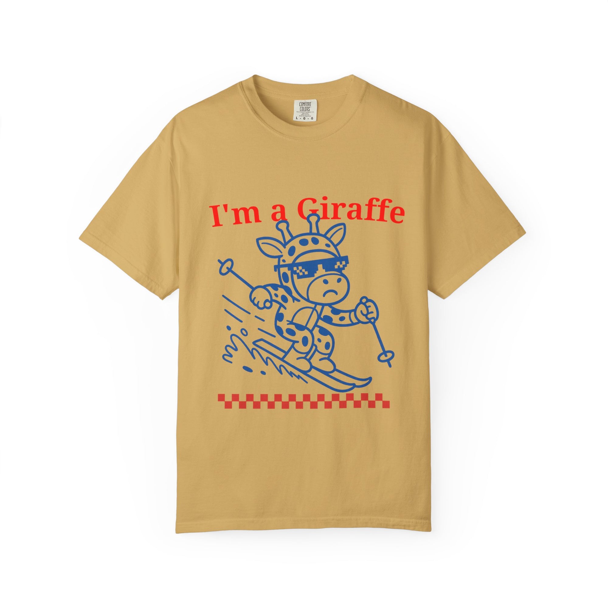 "im a giraffe" - minimal graphic - T-shirt