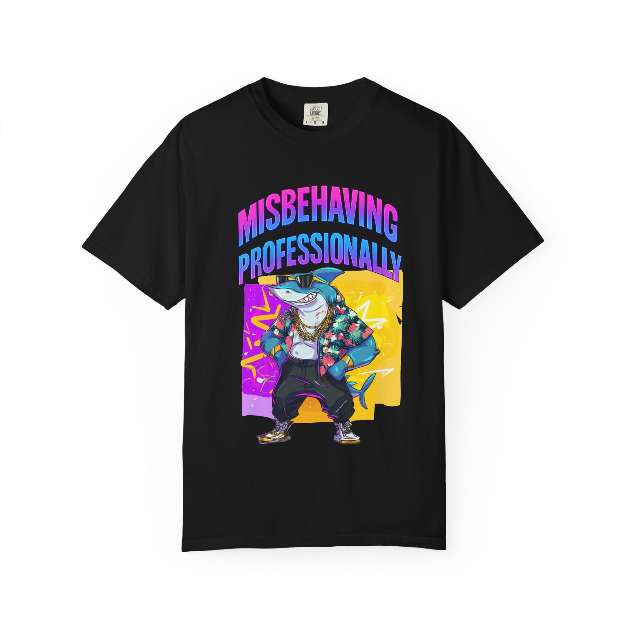 "Misbehaving professionally" - Epic Shark Graphic - Unisex T-shirt