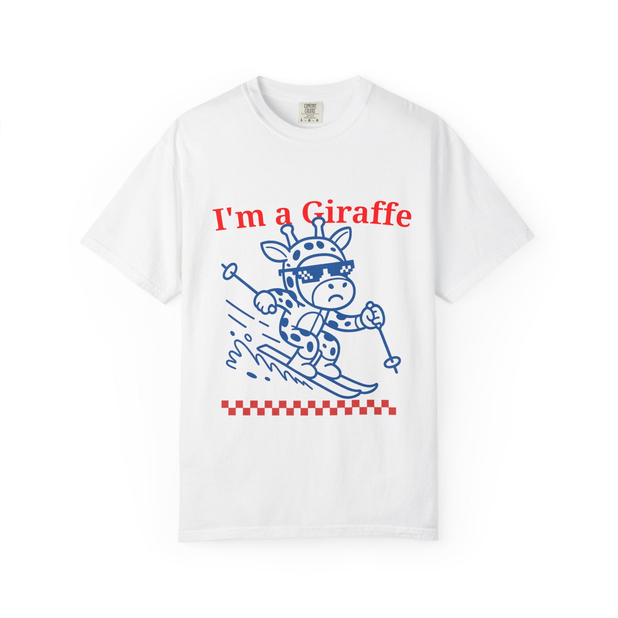 "im a giraffe" - minimal graphic - T-shirt