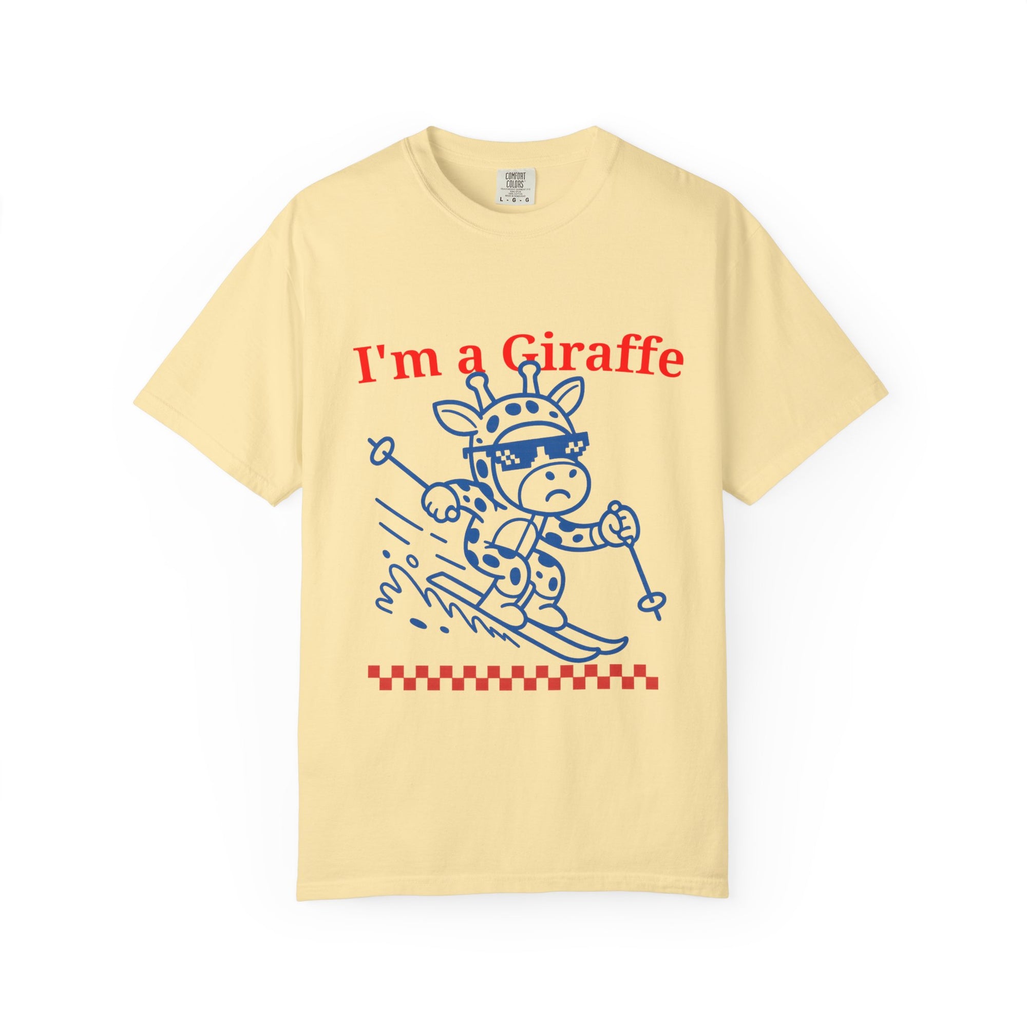 "im a giraffe" - minimal graphic - T-shirt