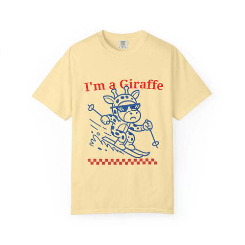"im a giraffe" - minimal graphic - T-shirt