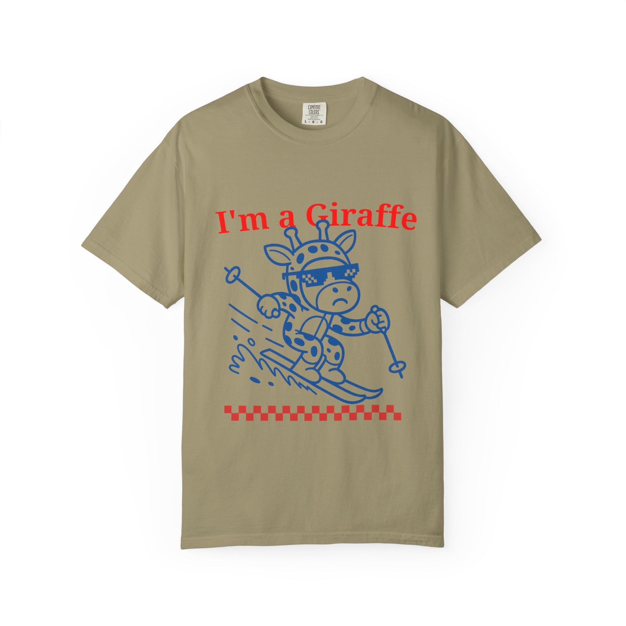 "im a giraffe" - minimal graphic - T-shirt
