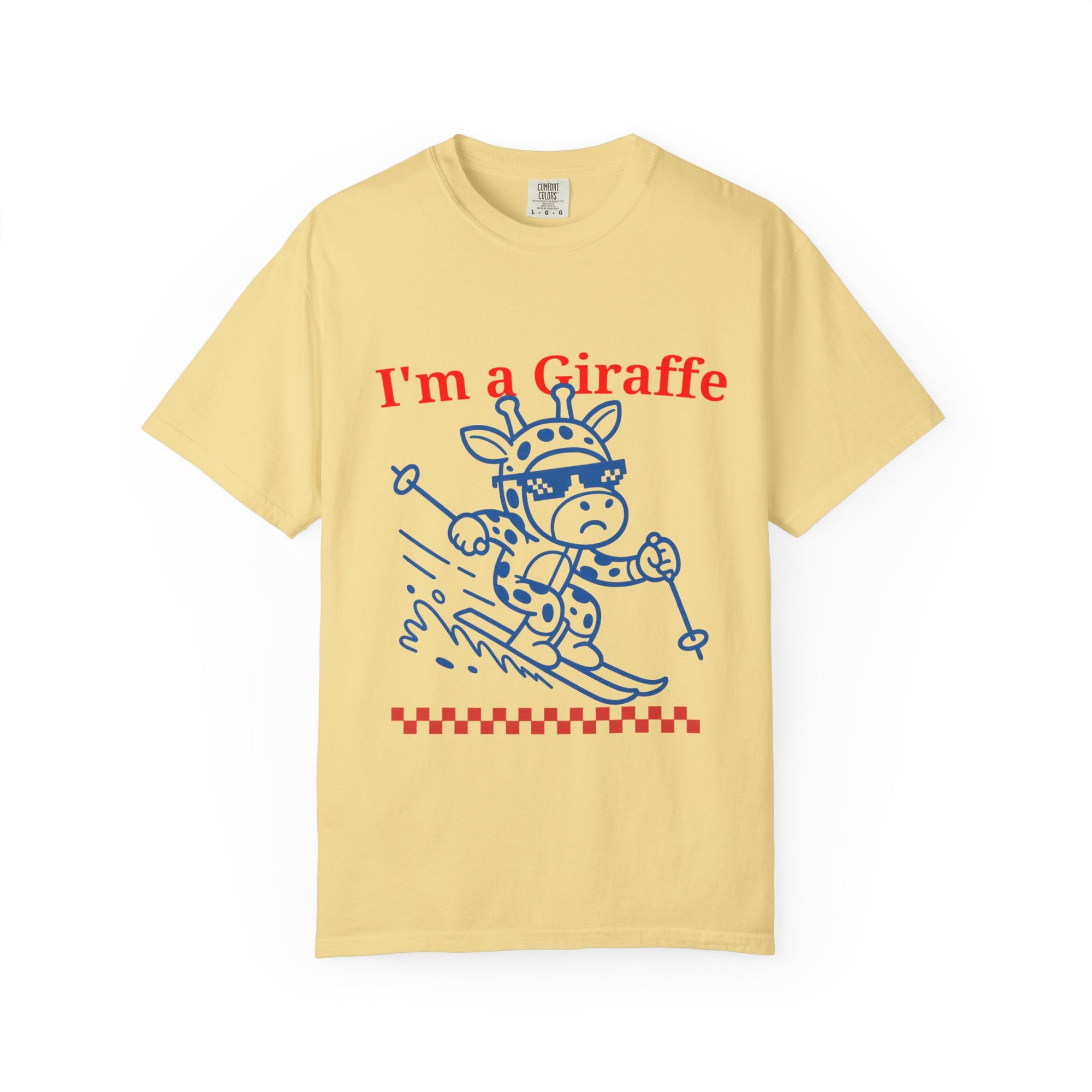 "im a giraffe" - minimal graphic - T-shirt
