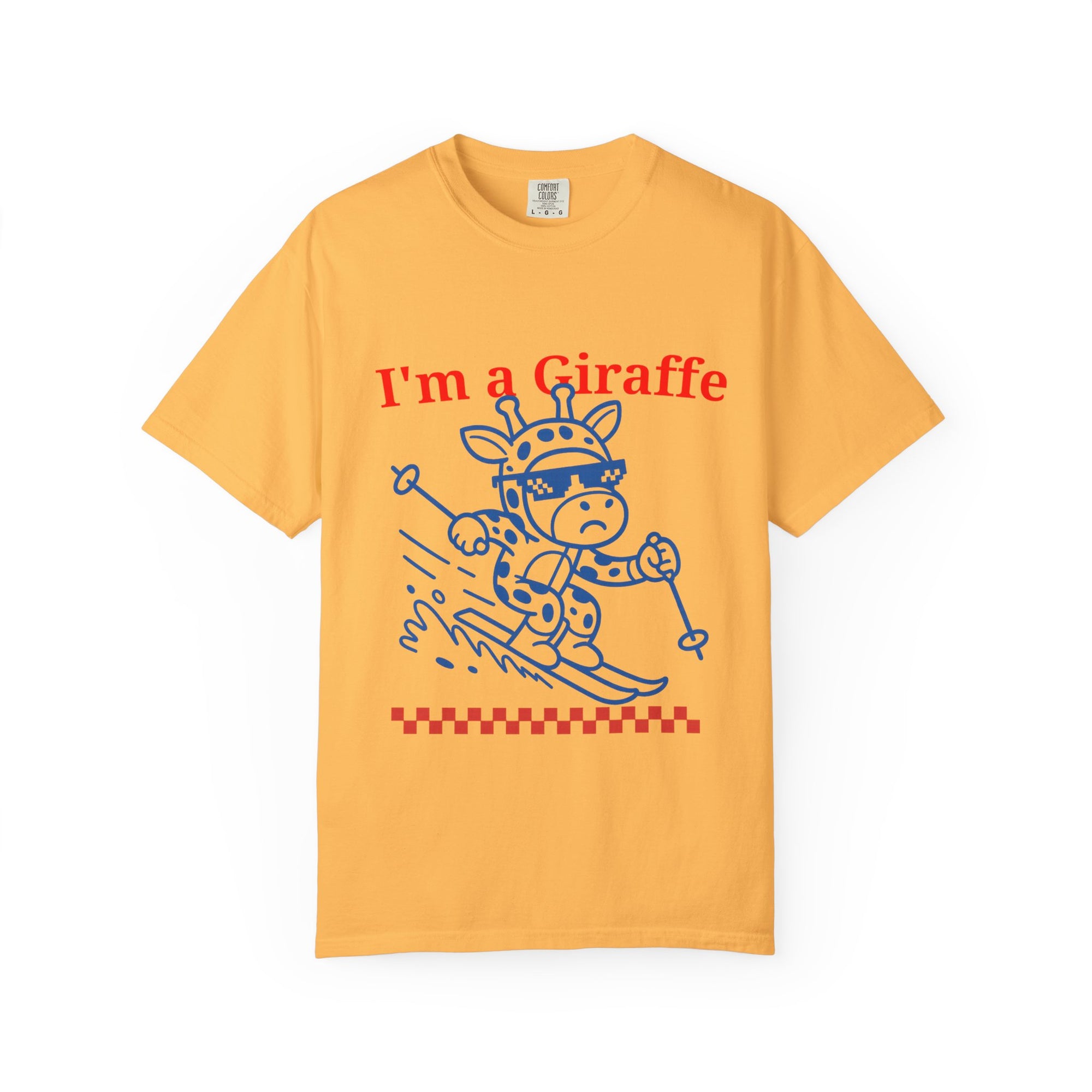 "im a giraffe" - minimal graphic - T-shirt