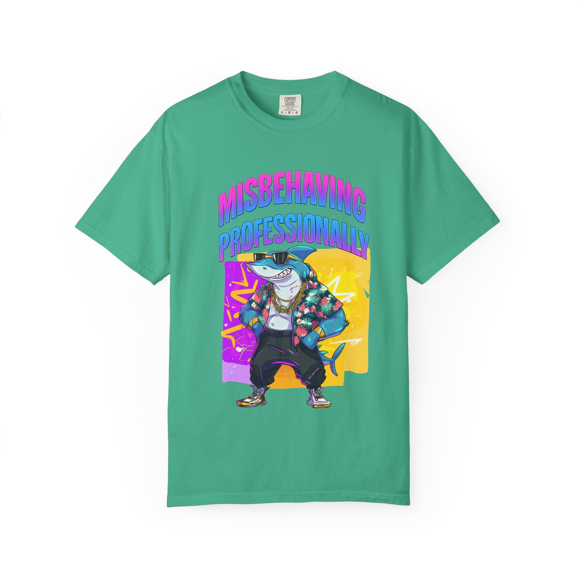 "Misbehaving professionally" - Epic Shark Graphic - Unisex T-shirt