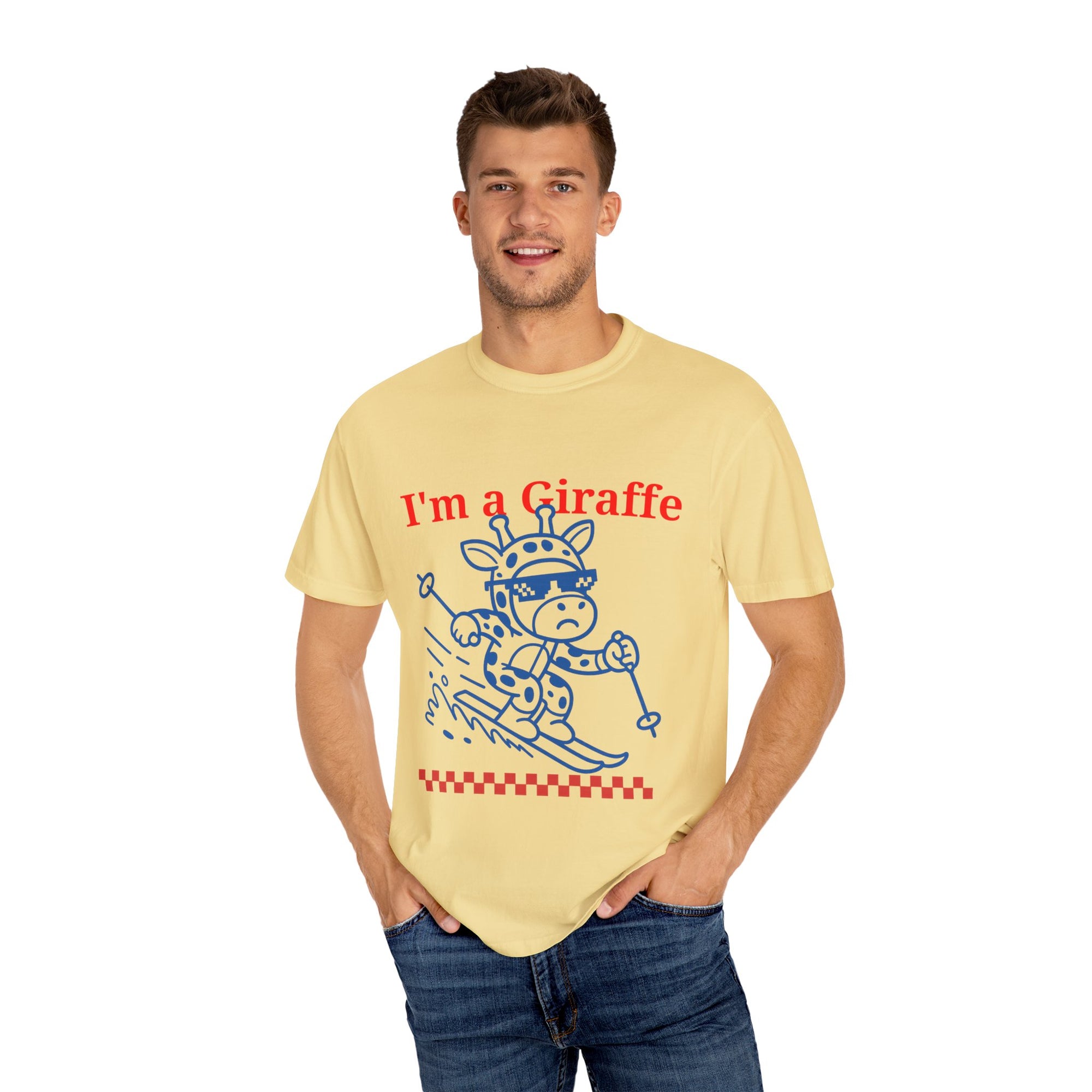 "im a giraffe" - minimal graphic - T-shirt